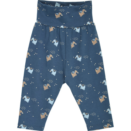 Müsli Navy/ Soft Blue/ Walnut Storybook Byxor Baby
