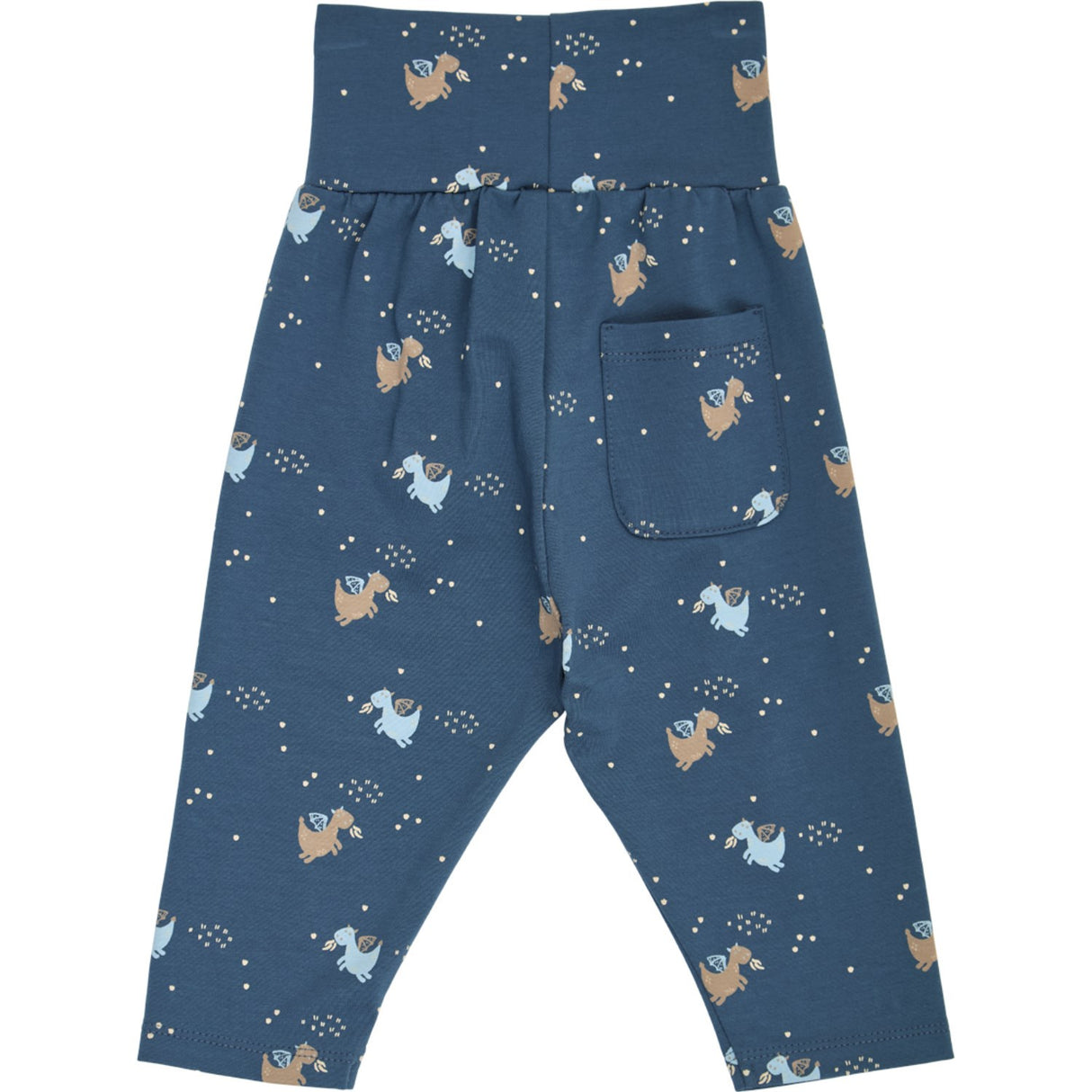 Müsli Navy/ Soft Blue/ Walnut Storybook Byxor Baby