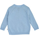Müsli Soft Blue Storybook Stickad Jacquard Sweater Baby