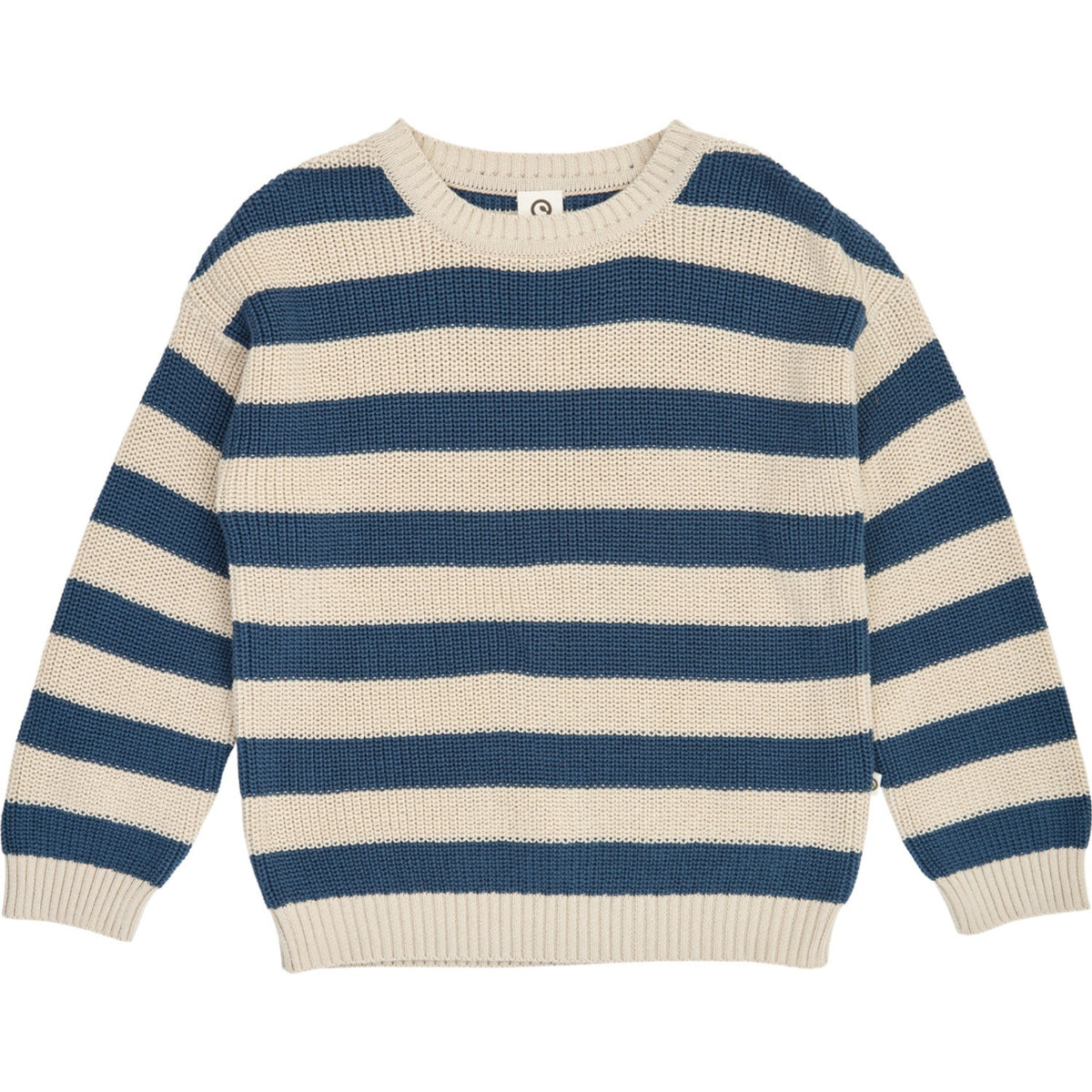 Müsli Navy Stickad Stripe Sweater