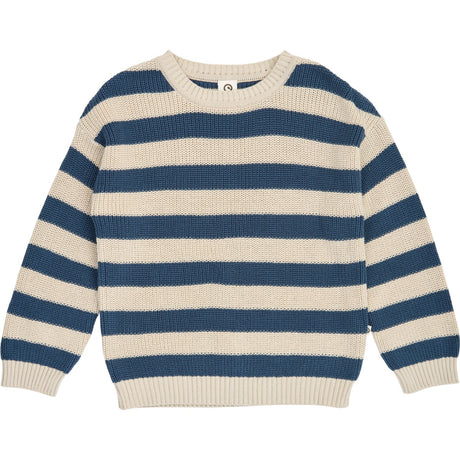 Müsli Navy Stickad Stripe Sweater