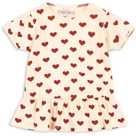 Konges Sløjd Amour Rouge Basic Frill Tee Gots