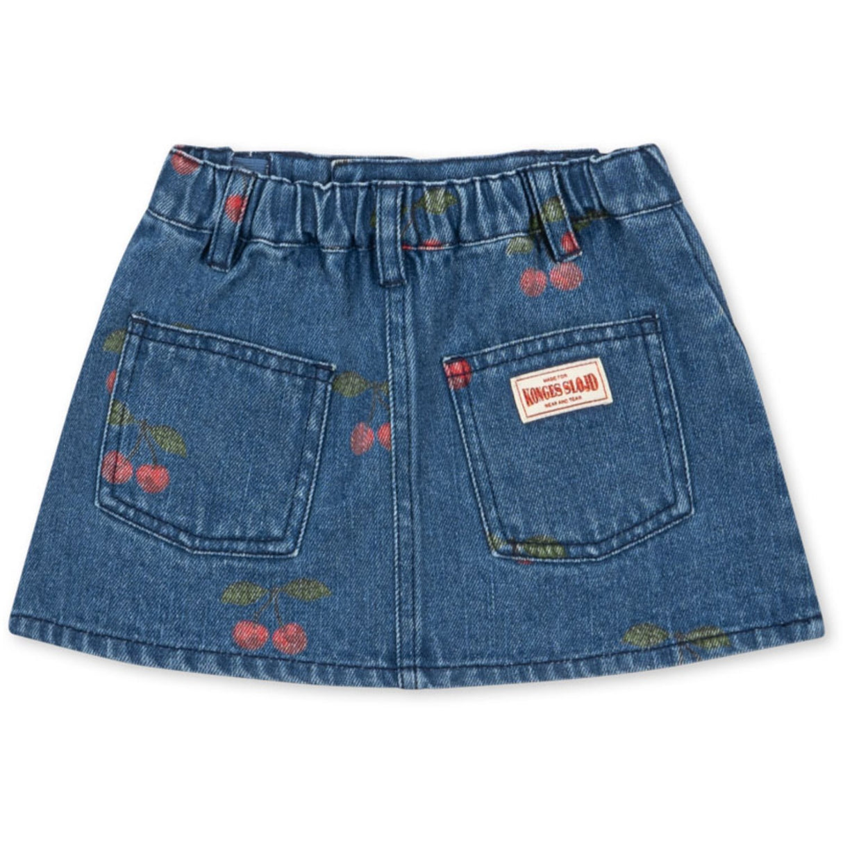 Konges Sløjd Ma Grande Cerise Denim Magot Printed Kjol Gots
