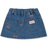 Konges Sløjd Ma Grande Cerise Denim Magot Printed Kjol Gots