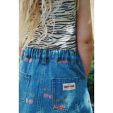 Konges Sløjd Ma Grande Cerise Denim Magot Printed Kjol Gots