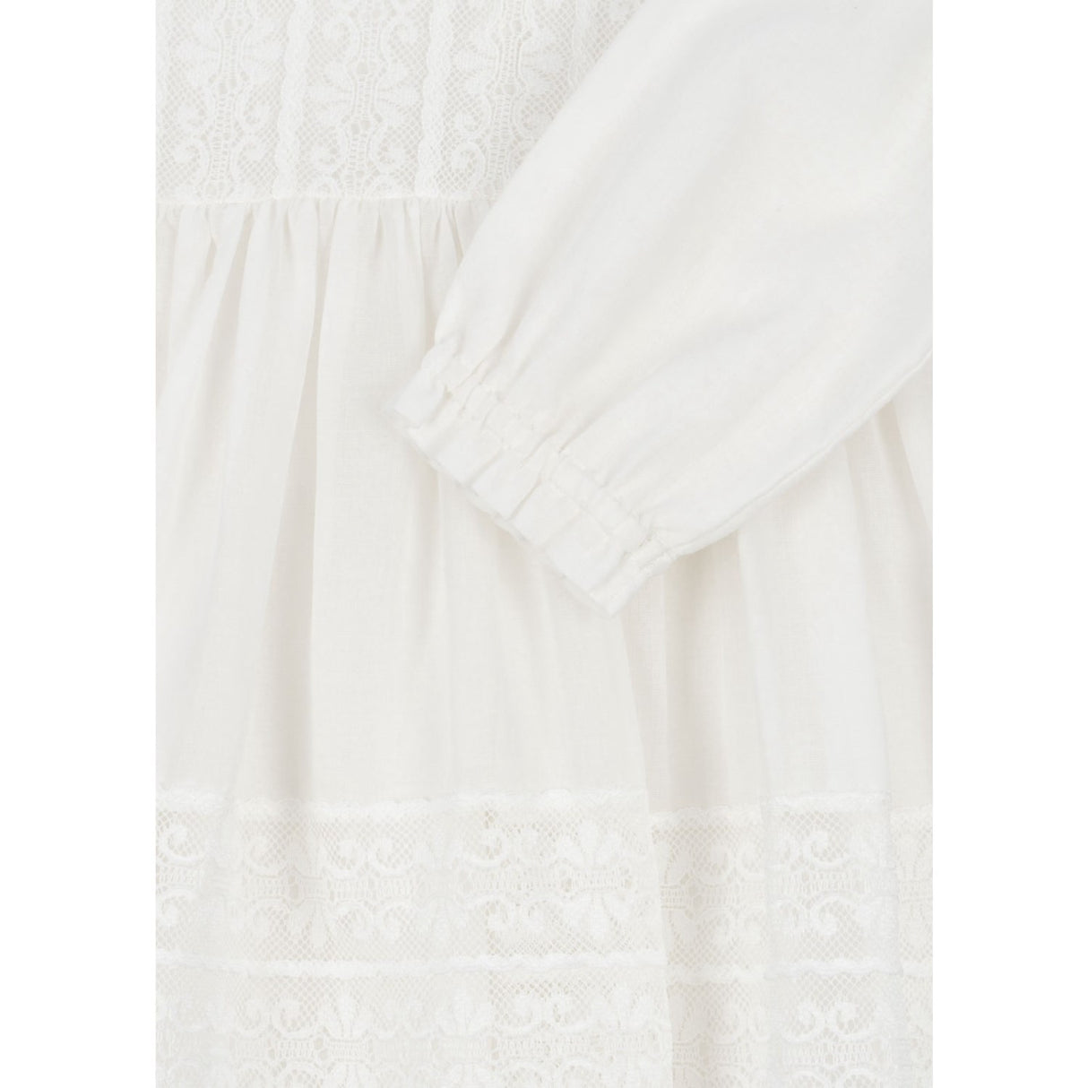 Konges Sløjd Optic White Bambina Klänning Gots