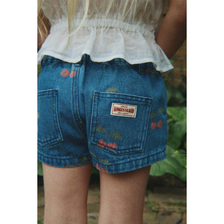 Konges Sløjd Ma Grande Cerise Denim Magot Shorts Gots