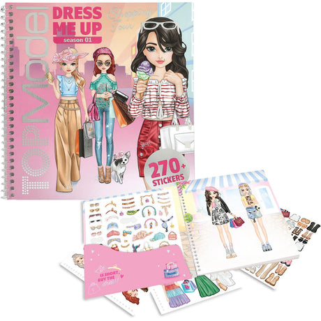 TOPModel Stickerbook Shopping Tour