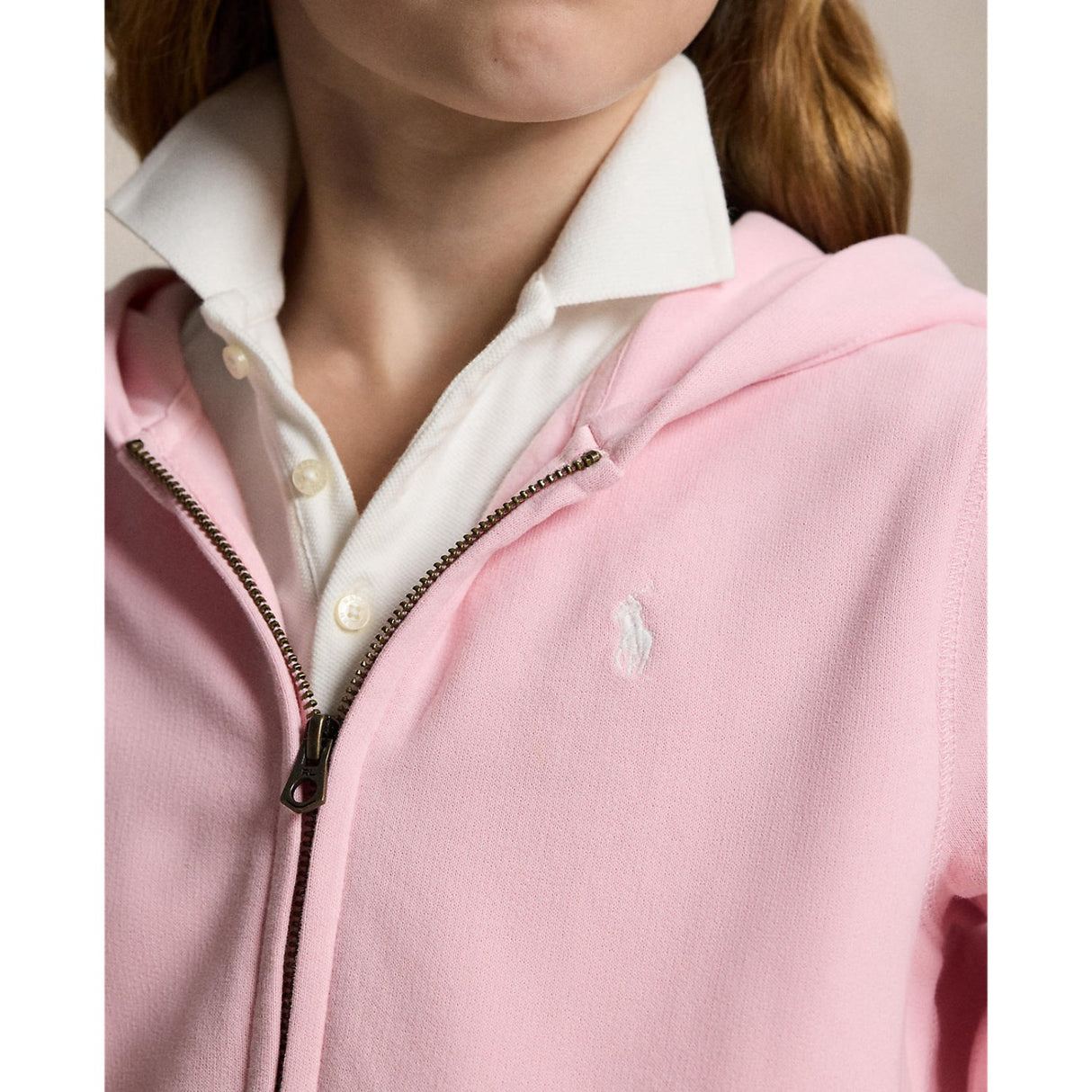 Polo Ralph Lauren Hint Of Pink Full Zip Hoodies