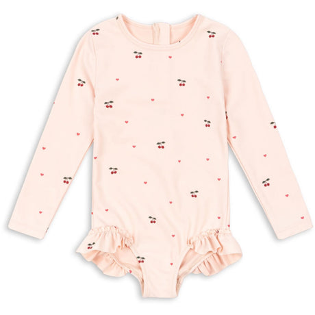 Konges Sløjd Cherry Coeur Rose Merle Ls Baddräkt Grs
