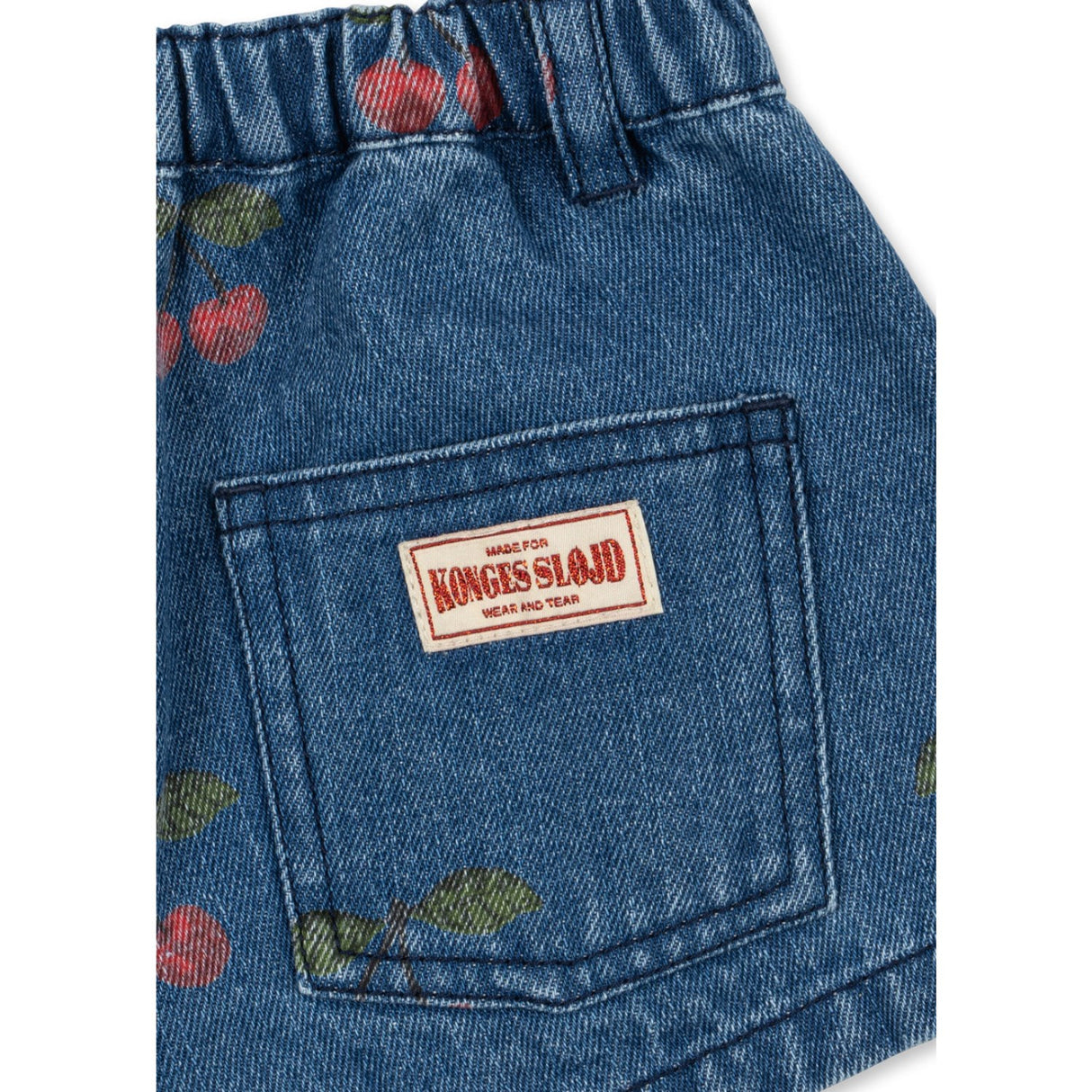 Konges Sløjd Ma Grande Cerise Denim Magot Shorts Gots