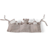 Smallstuff Delicate Nature Gingham Förvaring Med Accessories Til Dukkeseng