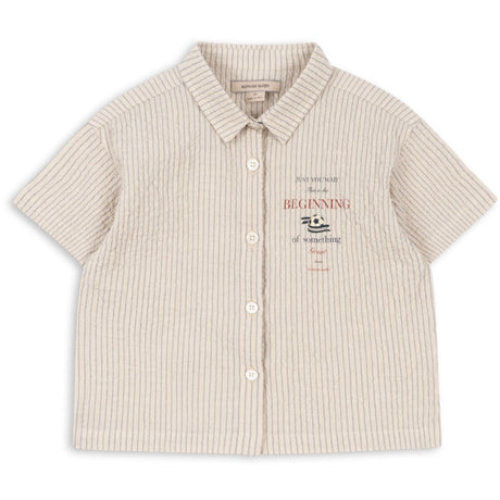 Konges Sløjd Tradewinds Stripe Elliot Ss Skjorta Gots