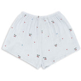 Konges Sløjd Cherry Blue Coeur Coco Mini Shorts Gots