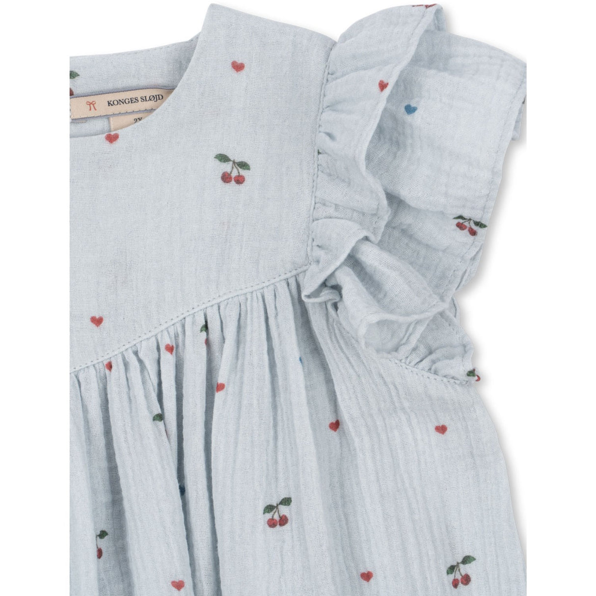 Konges Sløjd Cherry Blue Coeur Coco Klänning Gots