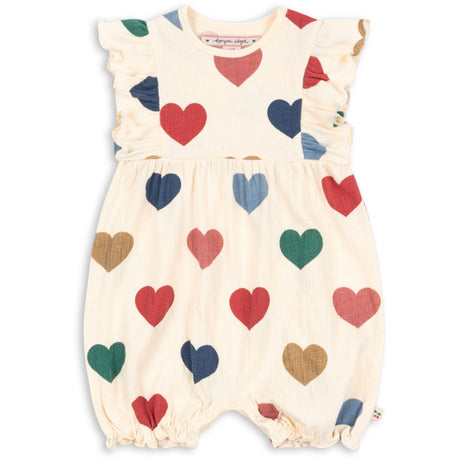 Konges Sløjd Bon Coeur Coloré Chleo Frill Romper Gots