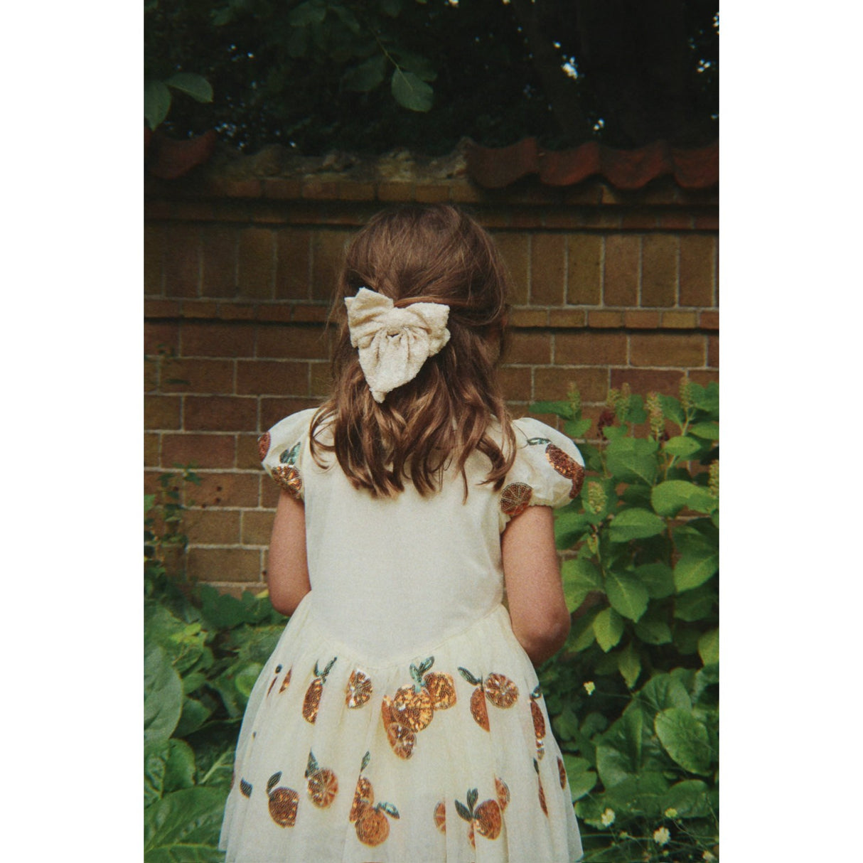 Konges Sløjd White Smoke Aries Paljet Rosett Hair Clip
