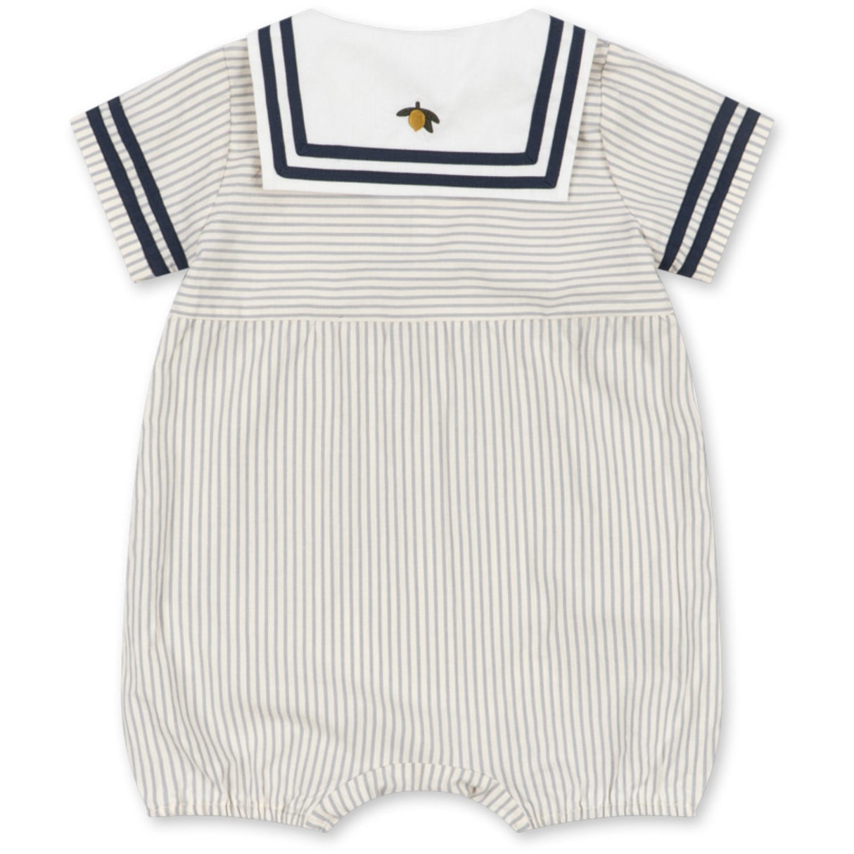 Konges Sløjd Bleu Stripe Allie Sailor Romper Gots
