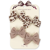 Konges Sløjd Leo/Rose 4 Pack Rosett Hair Clip