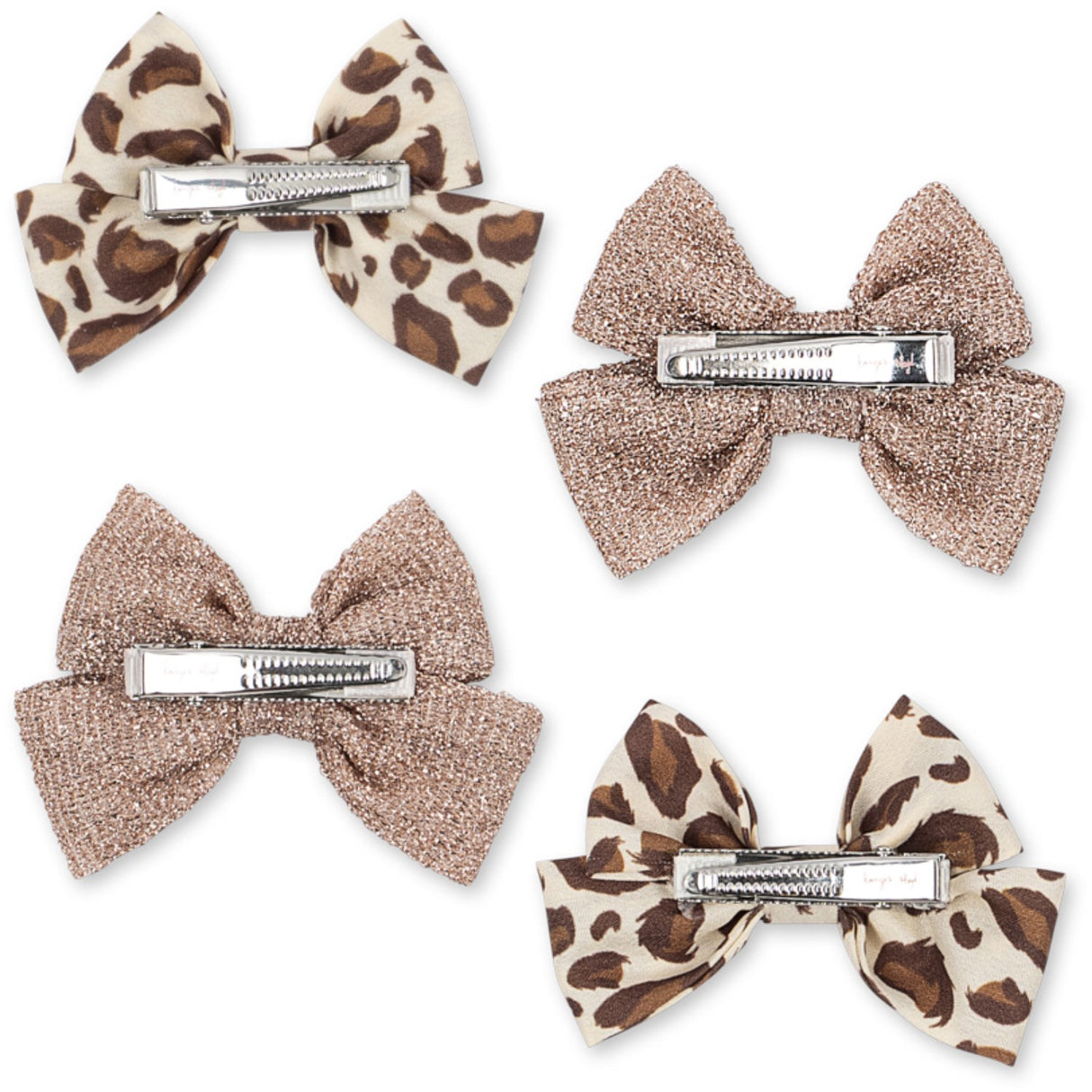 Konges Sløjd Leo/Rose 4 Pack Rosett Hair Clip