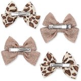 Konges Sløjd Leo/Rose 4 Pack Rosett Hair Clip