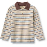 Wheat Multi Blue Stripe Pikétröja Skjorta L/S Fred