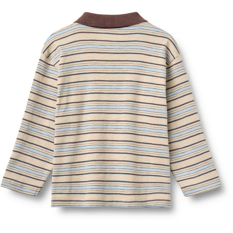 Wheat Multi Blue Stripe Pikétröja Skjorta L/S Fred