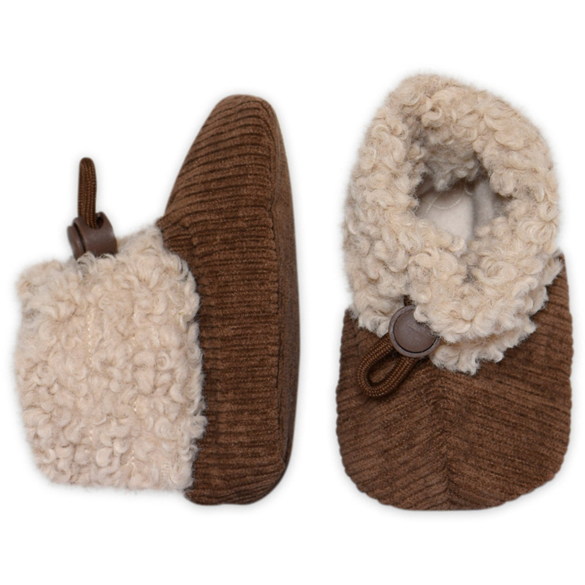 MELTON Brown Fluffy Baby Textil Tossor