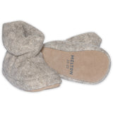 MELTON Beige Melange Wolly Textil Tossor