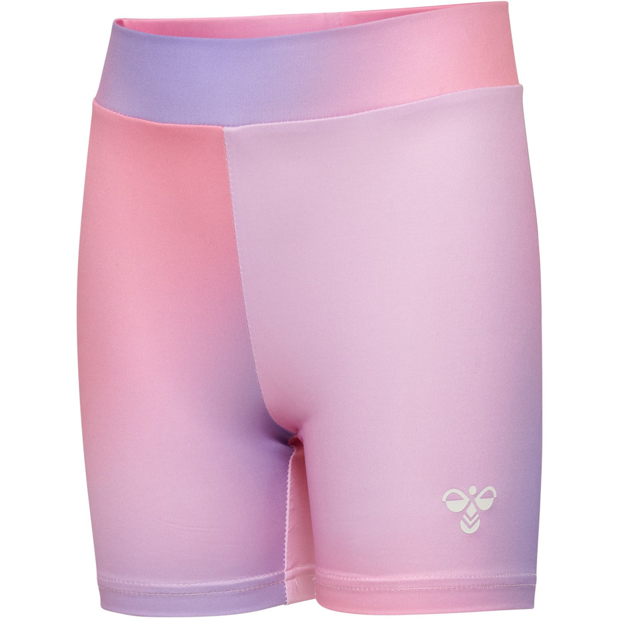 Hummel Shell Pink Jr Gradient Gym Kort Strumpbyxar