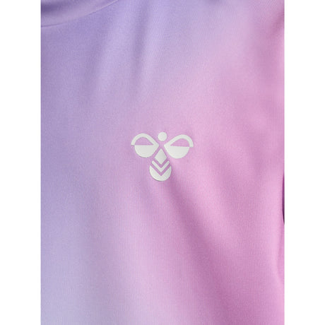 Hummel Pastel Lavender Jr Gradient Gym T-Shirt S/S
