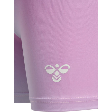 Hummel Pastel Lavender Jr Gradient Gym Kort Strumpbyxar