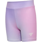Hummel Pastel Lavender Jr Gradient Gym Kort Strumpbyxar