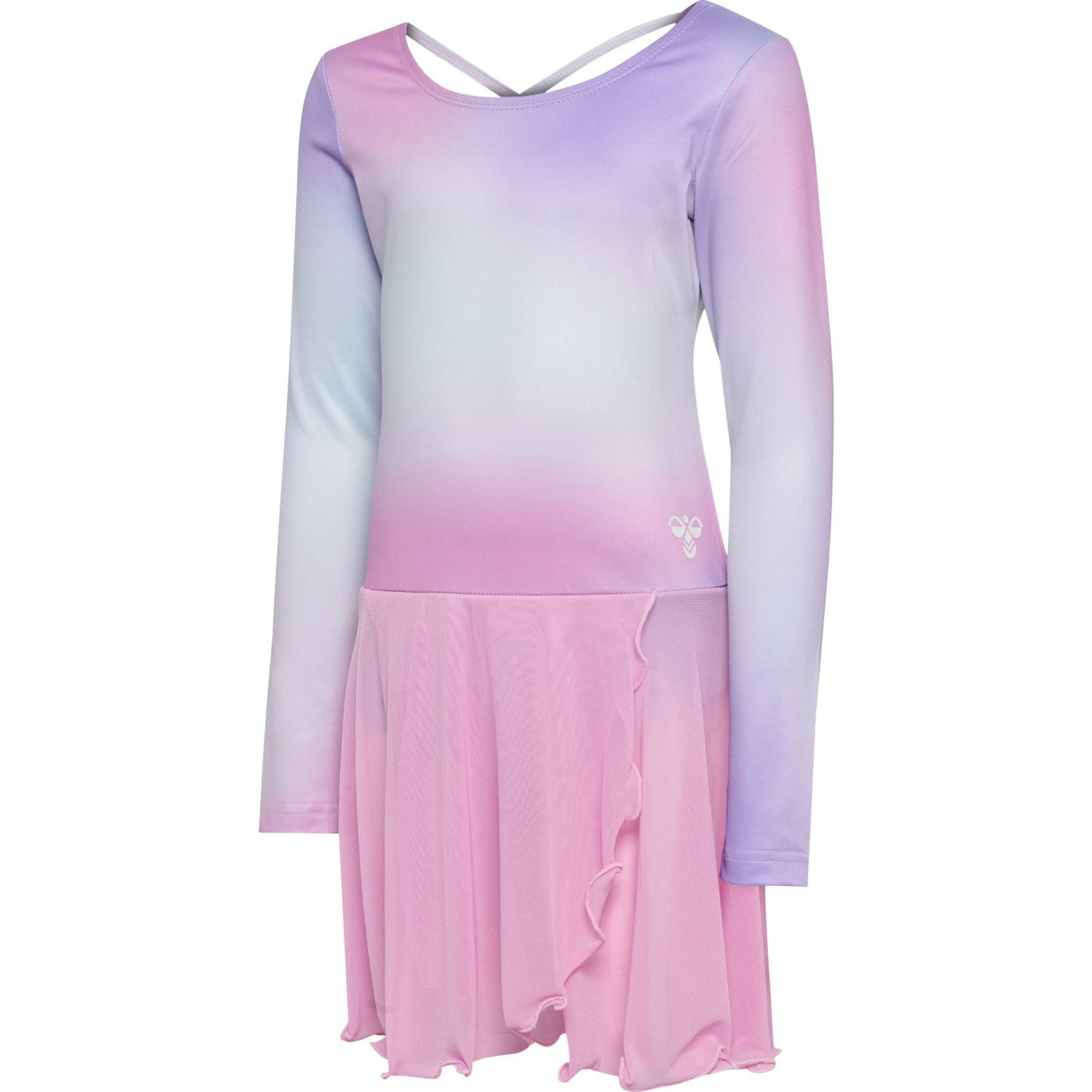Hummel Pastel Lavender Jr Gradient Skirty Gymdräkt L/S