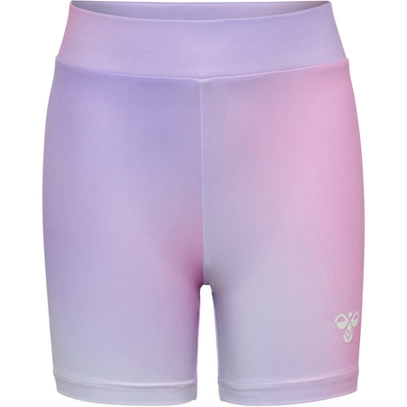 Hummel Pastel Lavender Jr Gradient Gym Kort Strumpbyxar