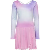 Hummel Pastel Lavender Jr Gradient Skirty Gymdräkt L/S