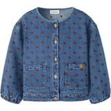 Lil'Atelier Dark Blue Denim Hearts Nmfliva Lea Ls Dnm Jacka 2001-Se Lil