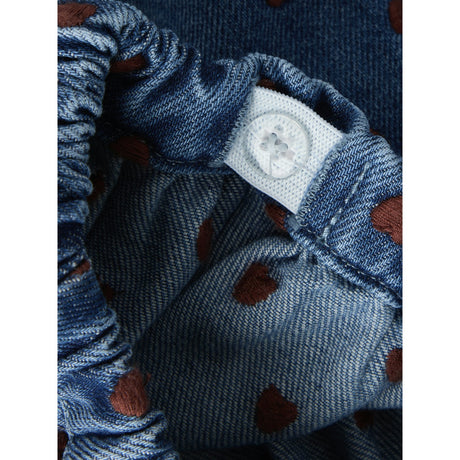 Lil'Atelier Dark Blue Denim Nmfliva Dnm Kjol 2001-Se Lil