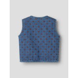 Lil'Atelier Dark Blue Denim Hearts Nmfliva Loose Dnm Väst 2001-Se Lil