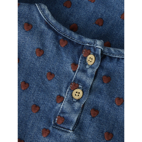 Lil'Atelier Dark Blue Denim Hearts Nmfliva Lea Spencer 2001-Se Lil