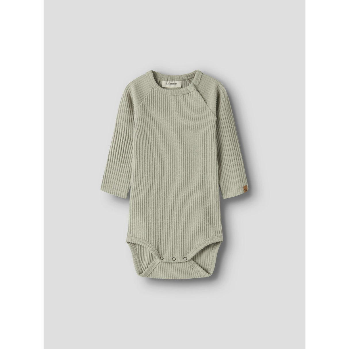 Lil'Atelier Moss Gray Nbmrajo Meb Ls Slim Body Lil