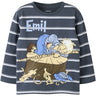 Name It Ombre Blue Nmmalf Emil Ls Nreg Topp Box Sky
