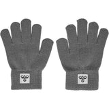 Hummel Dark Gull Gray Jr Stickad Handskar 2-Pack