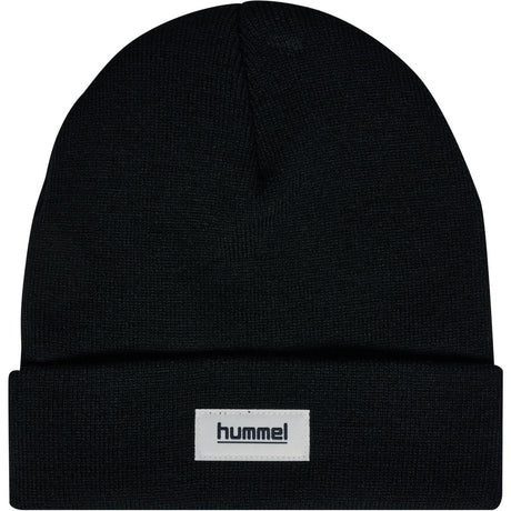 Hummel Black Jr Stickad Beanie