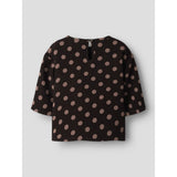Name It Chocolate Plum Nmfnina 3/4 Rlx Topp