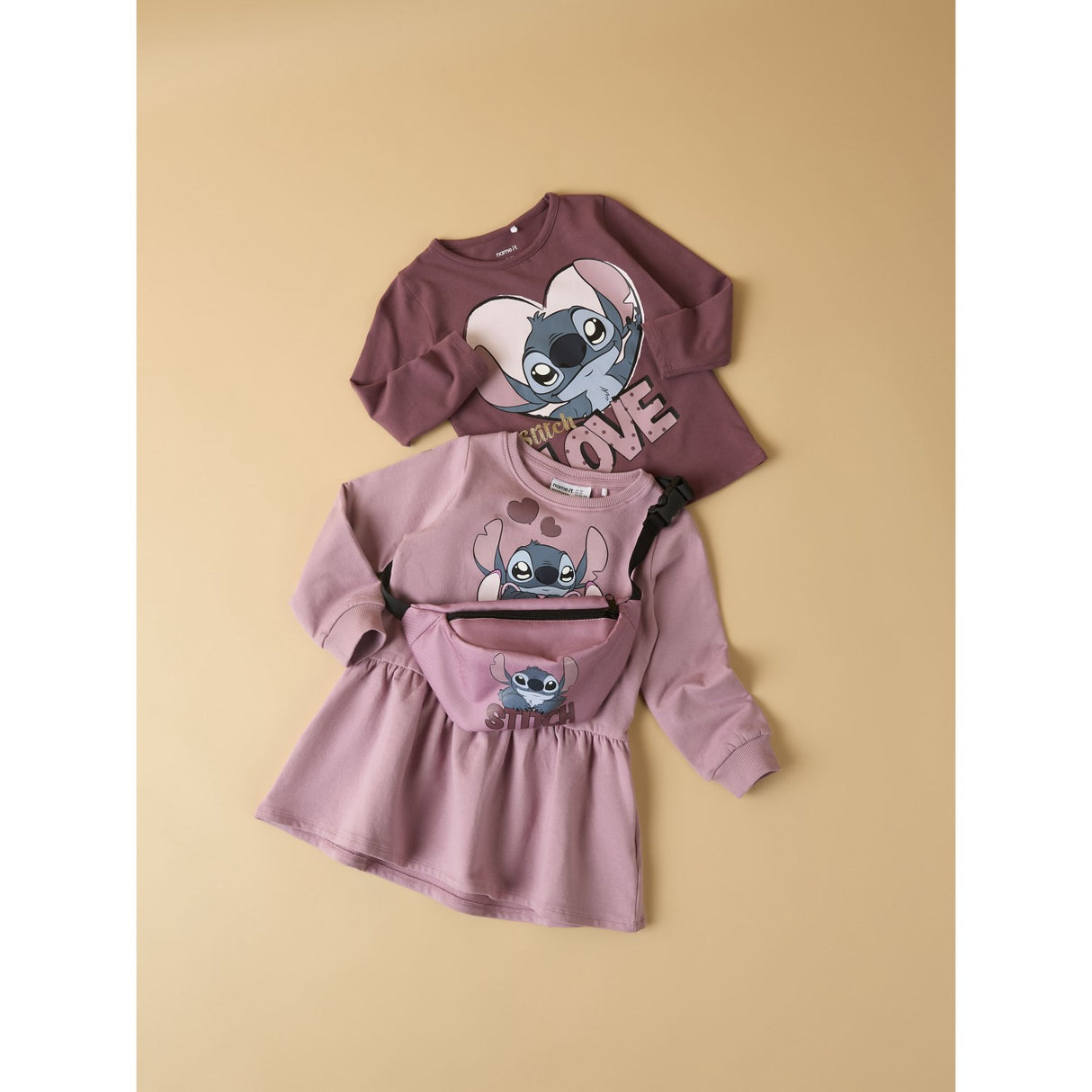 Name It Lilas Nmfansa Stitch Swe Klänning Bru Wdi