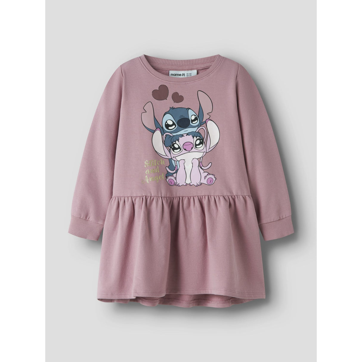 Name It Lilas Nmfansa Stitch Swe Klänning Bru Wdi