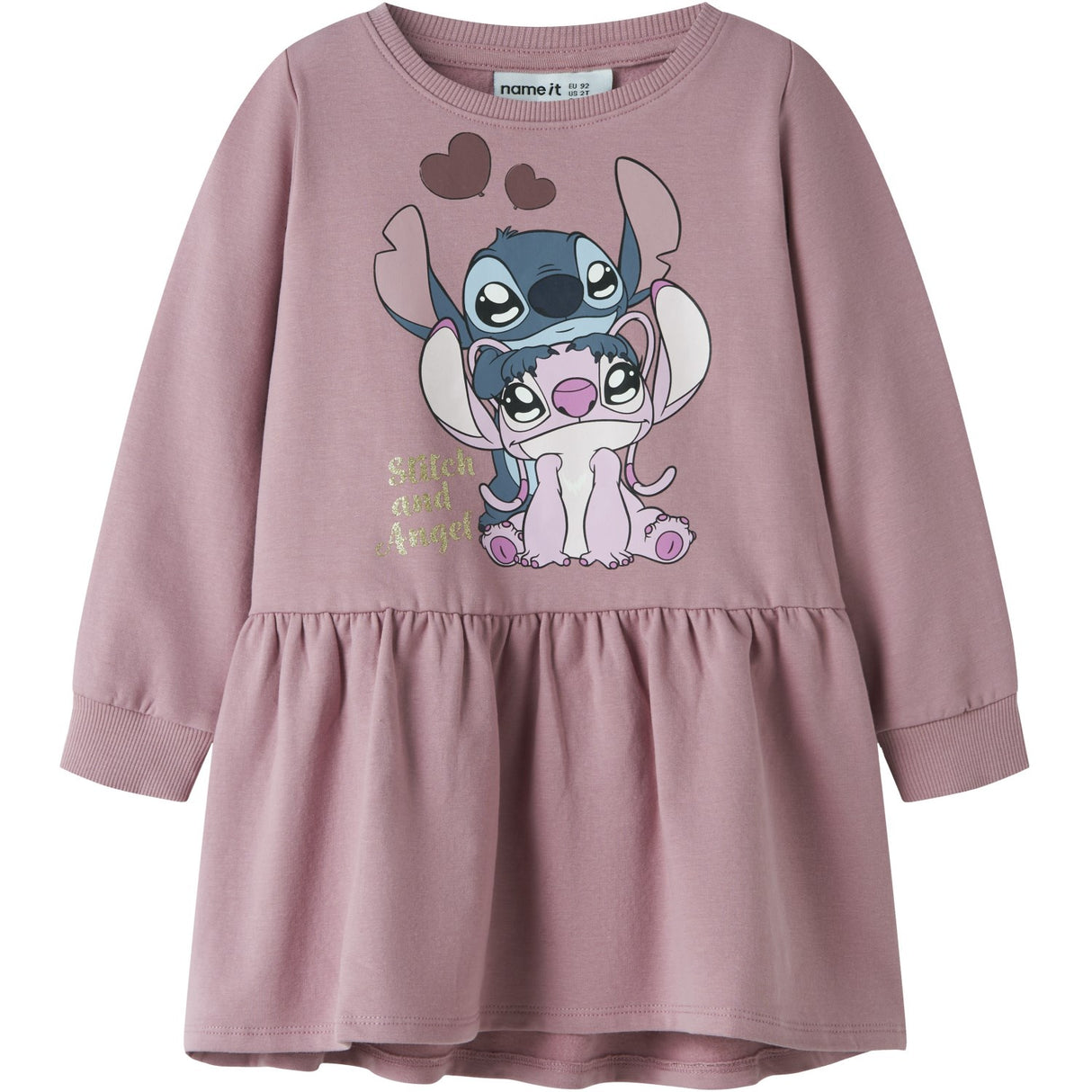 Name It Lilas Nmfansa Stitch Swe Klänning Bru Wdi