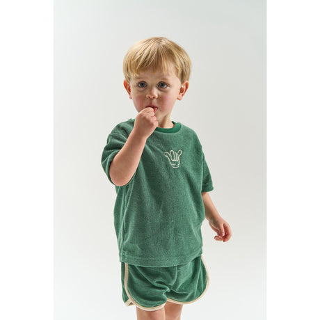 THE NEW Siblings Posy Green Tnstterry Shorts