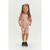 THE NEW Siblings Peach Whip Aop Tnsttinker Tight Rib Shorts